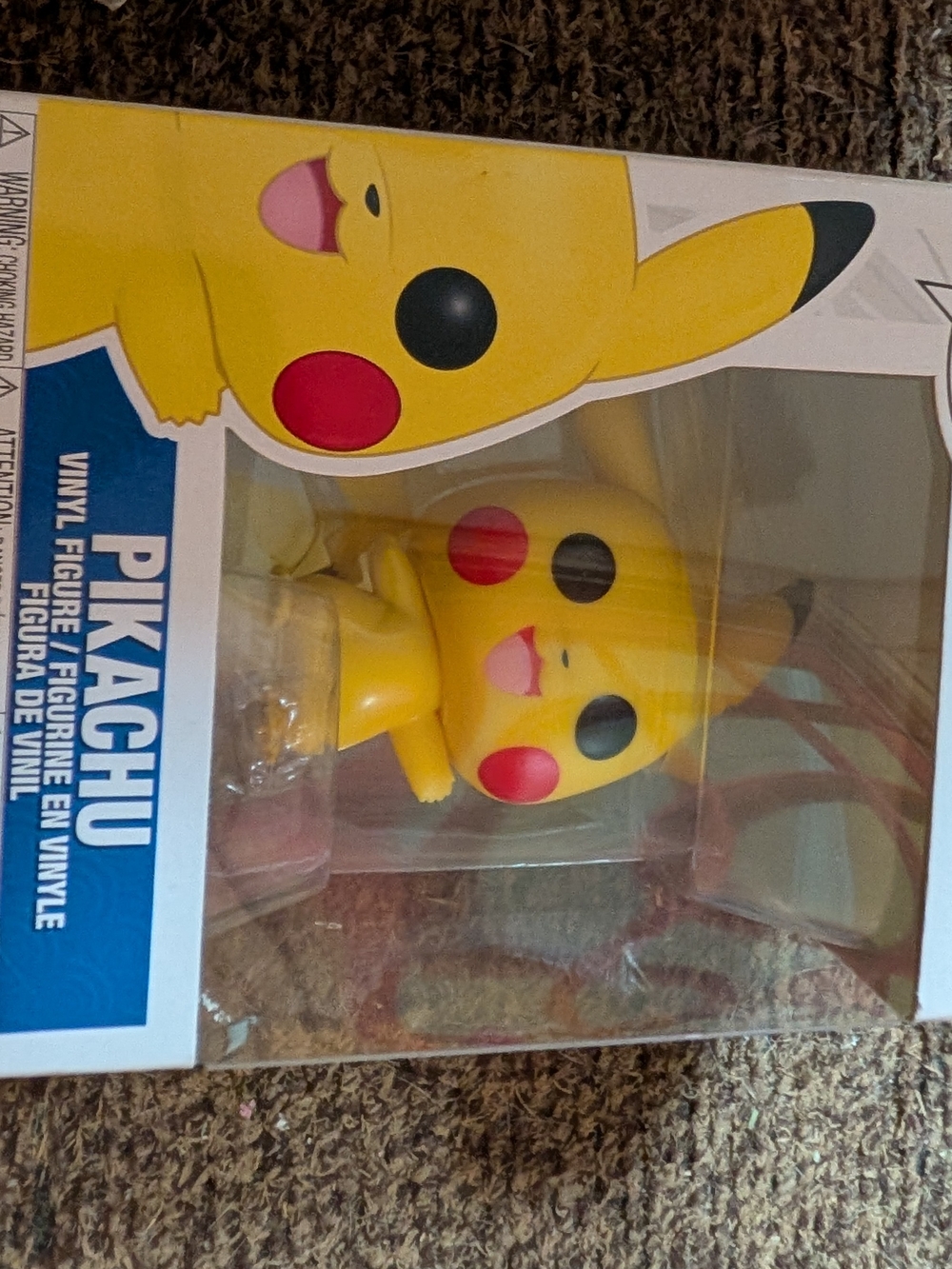 Pikachu Yellow Vinyl Figure Kids Toy - Official Character